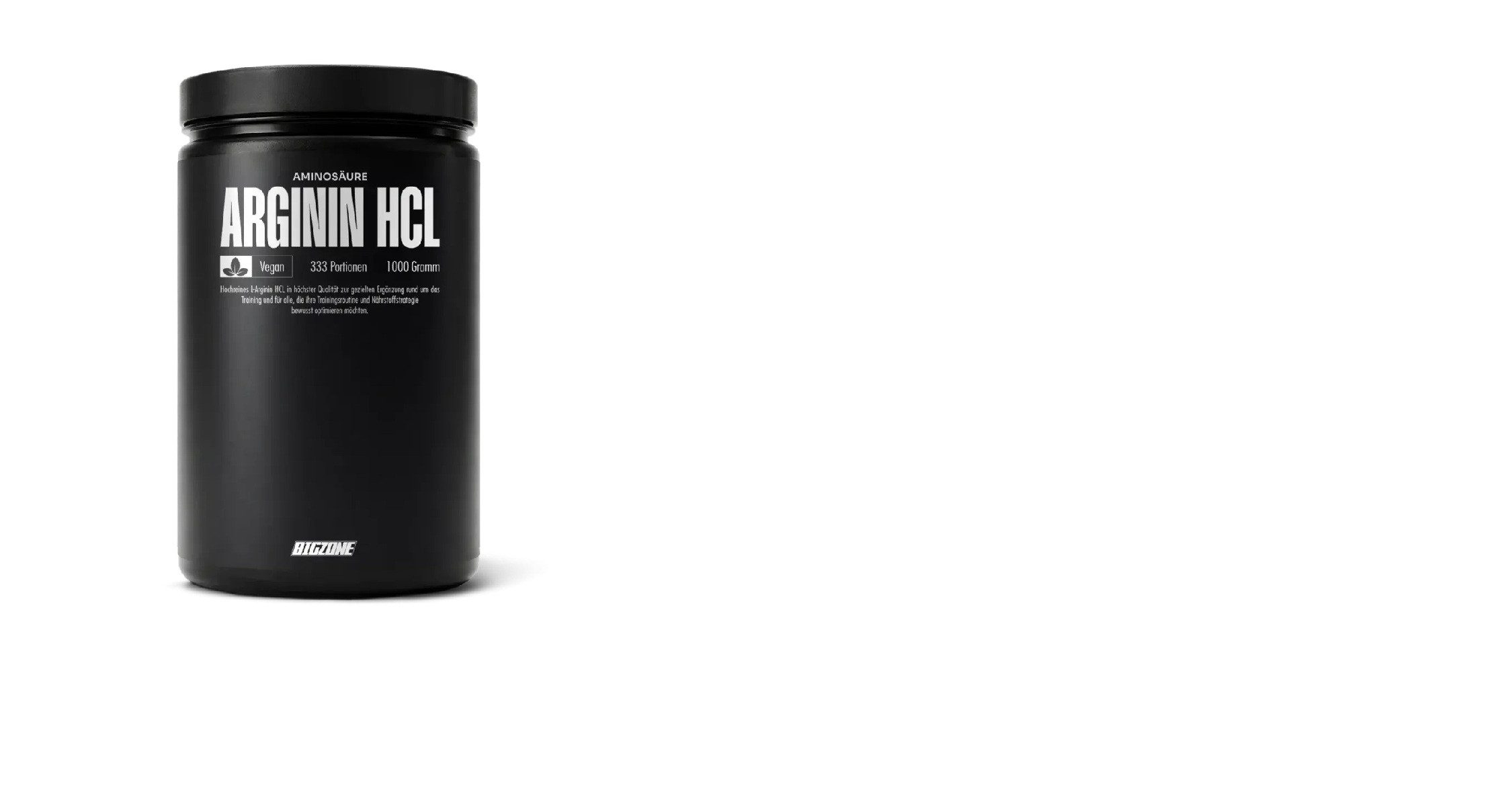 BigZone Big Zone L-Arginin Aminosäuren 1000g Pulver, 1 er Einzelpackung à 1000 g, 100 % reines L-Arginin HCL, geschmacksneutral, ohne Zusatzstoffe