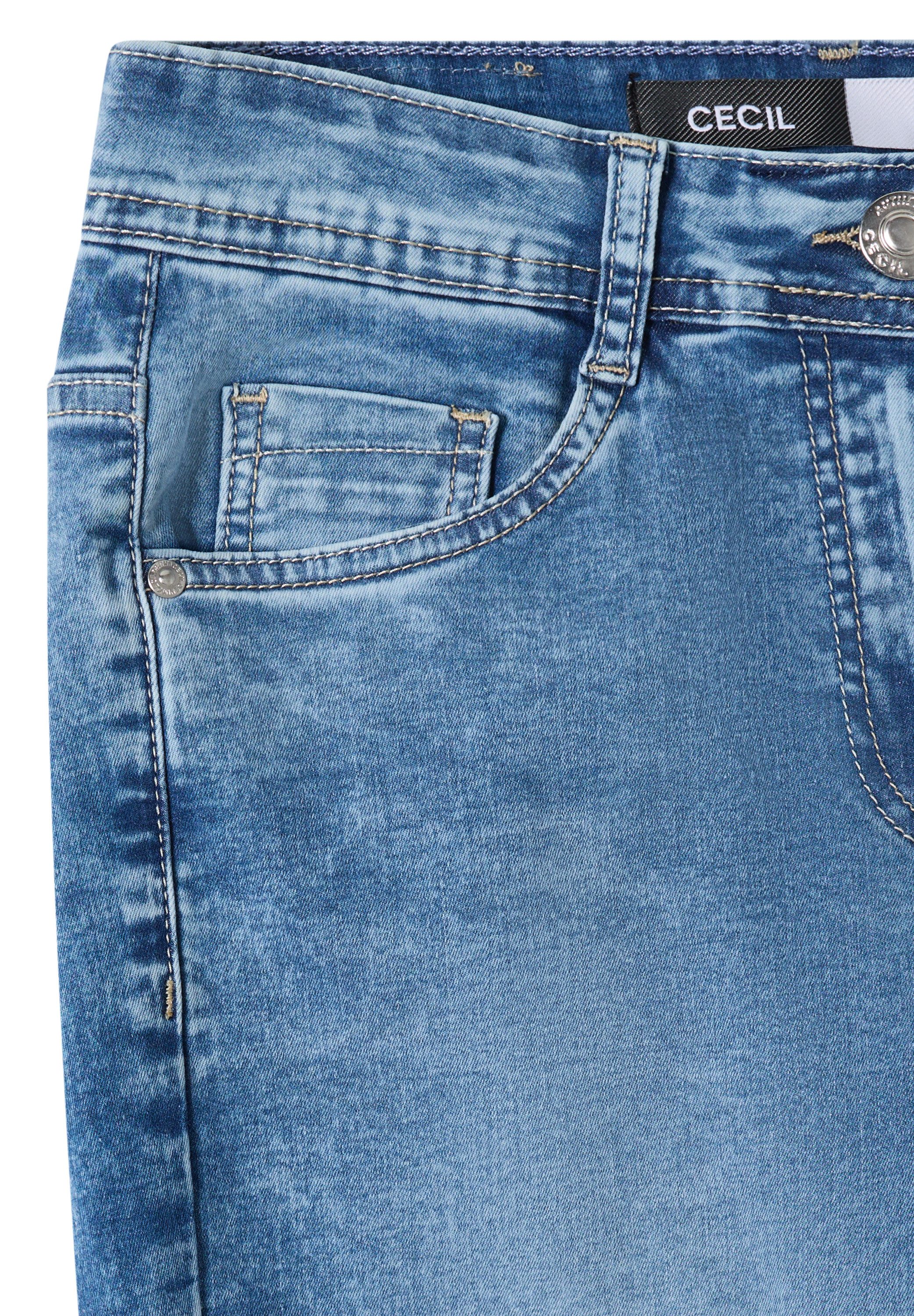 CECIL Slim-fit-Jeans High Waist