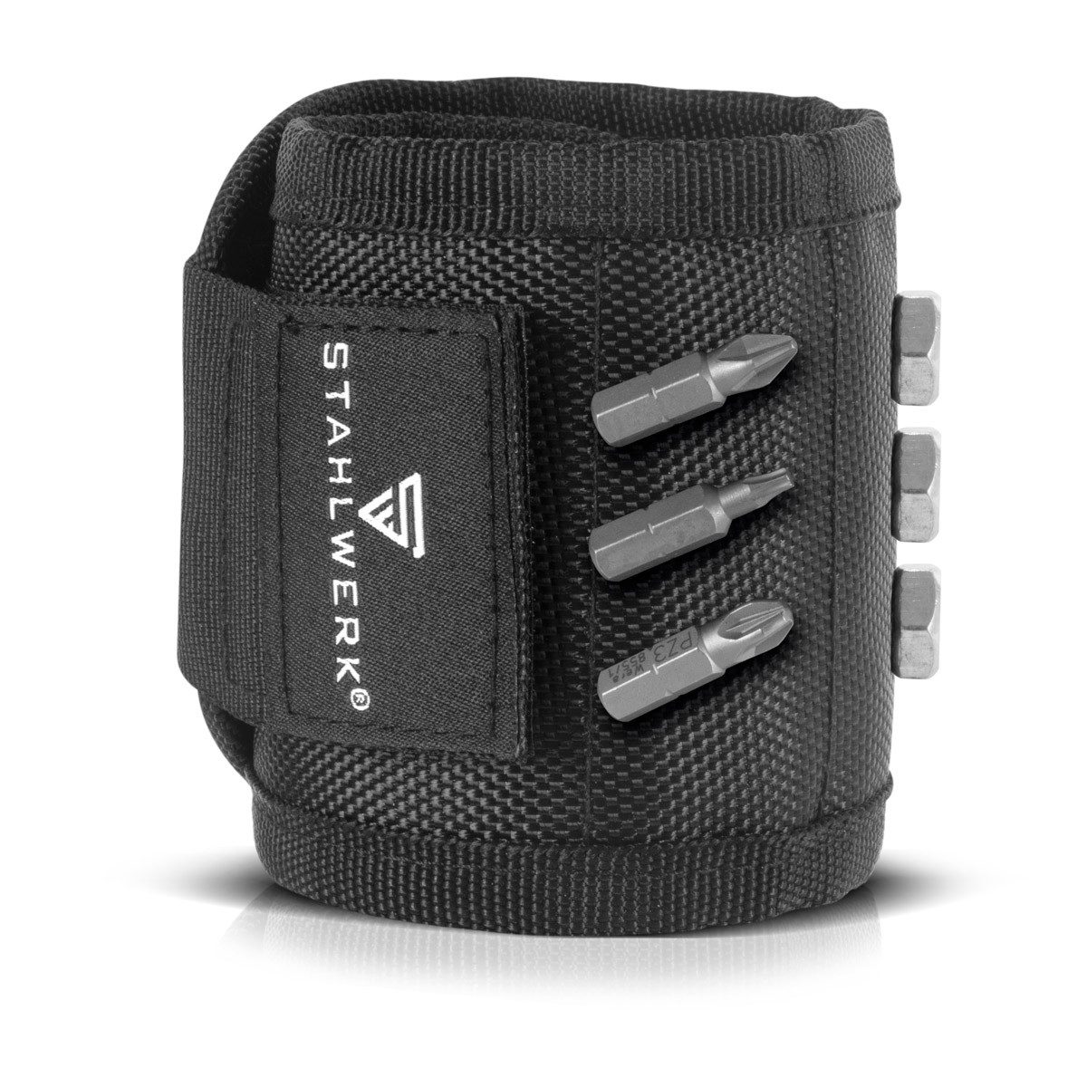 STAHLWERK Magnethalter Magnet-Armband für Heim- Handwerker Magnetisches