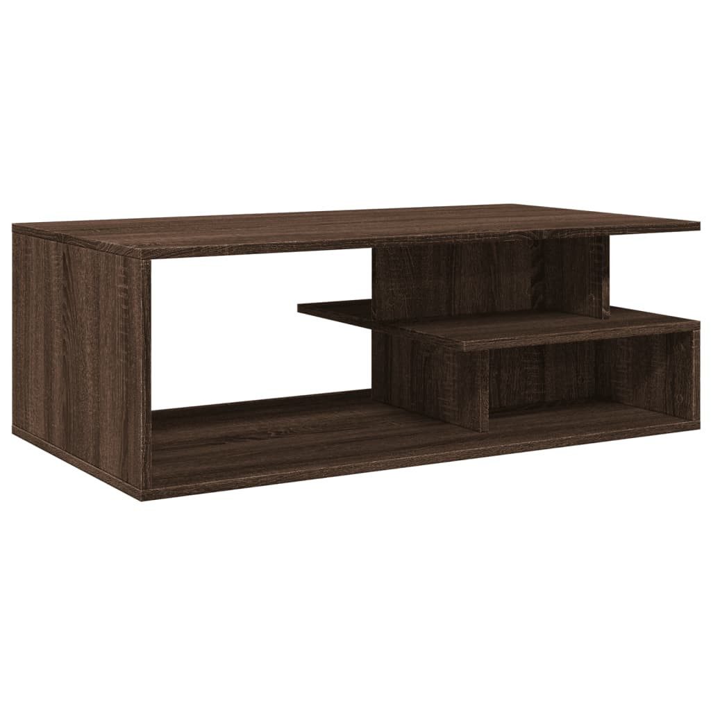 vidaXL Couchtisch Couchtisch Braun Eichen-Optik 102x55x35 günstig online kaufen