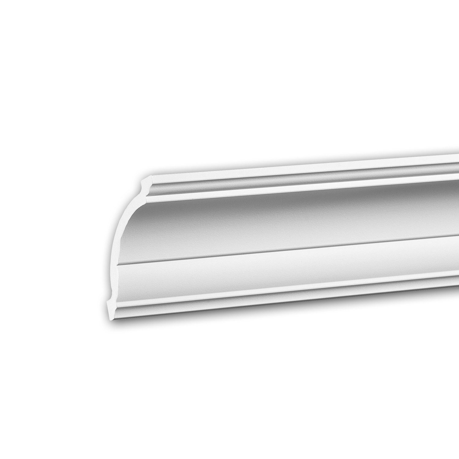 Profhome Eckprofil 650101 Eckleiste Stuckleiste Deckenleiste Zierleiste stoßfest 2 m (Profilleiste, 1-St., Stuckleiste, Eckleiste, Deckenleiste, Zierleiste, 2 m), Profilleiste