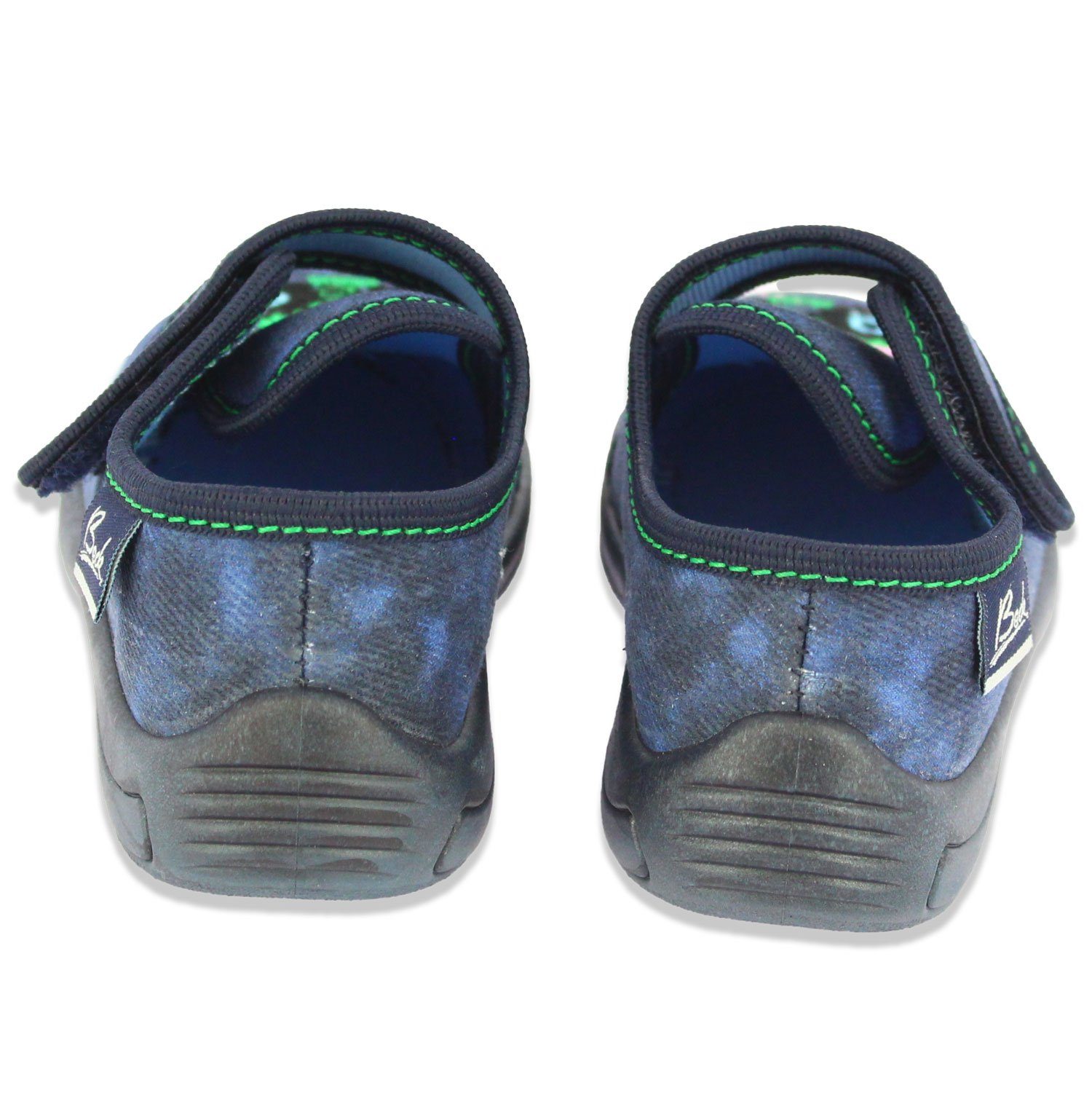 Beck Kleinkind Hausschuh Little Farm Hausschuh (atmungsaktive, leichte, flexible Schuhe, für Kita, Kindergarten, Zuhause) leichte flexible Laufsohle, Obermaterial + Futter Baumwolle