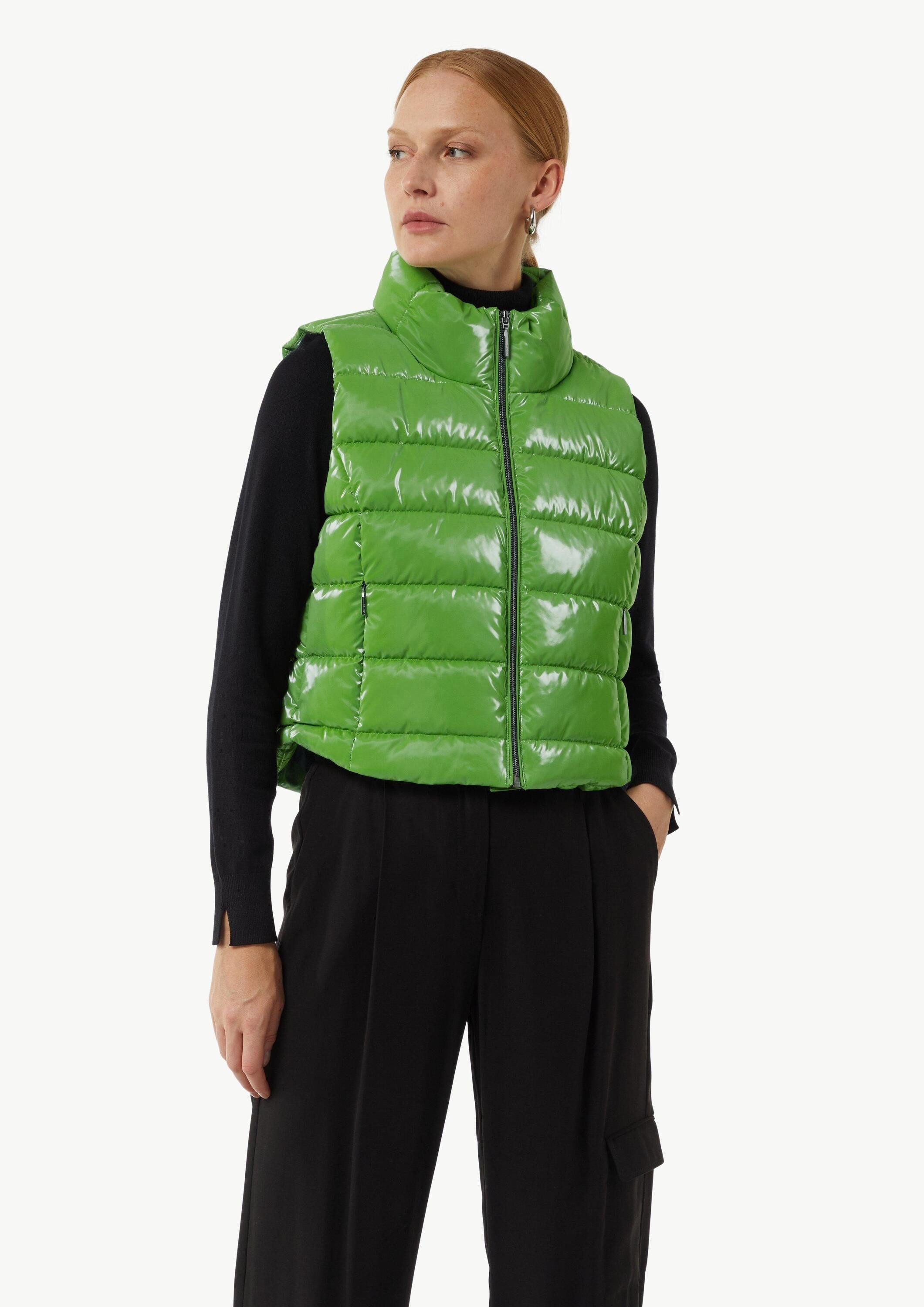 comma Outdoorjacke Outdoor-Weste Glänzende Weste mit Steppung günstig online kaufen