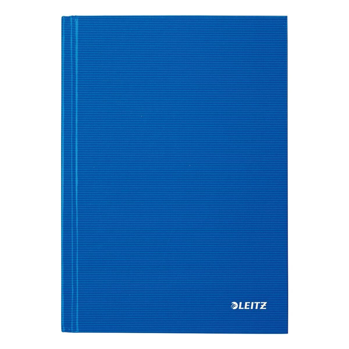 LEITZ Notizbuch Solid Introseiten, Hardcover 4666, mit hellblau kariert