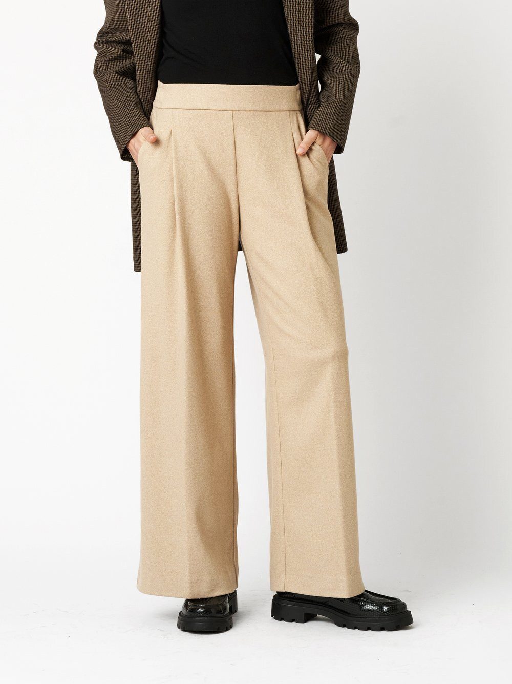 ROSNER Palazzohose Mara_403 mit Bundfalten günstig online kaufen
