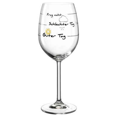 LEONARDO Rotweinglas Weinglas 460 ml 'Guter Tag' PRESENTE, Glas, Weißweinglas Rotweinglas