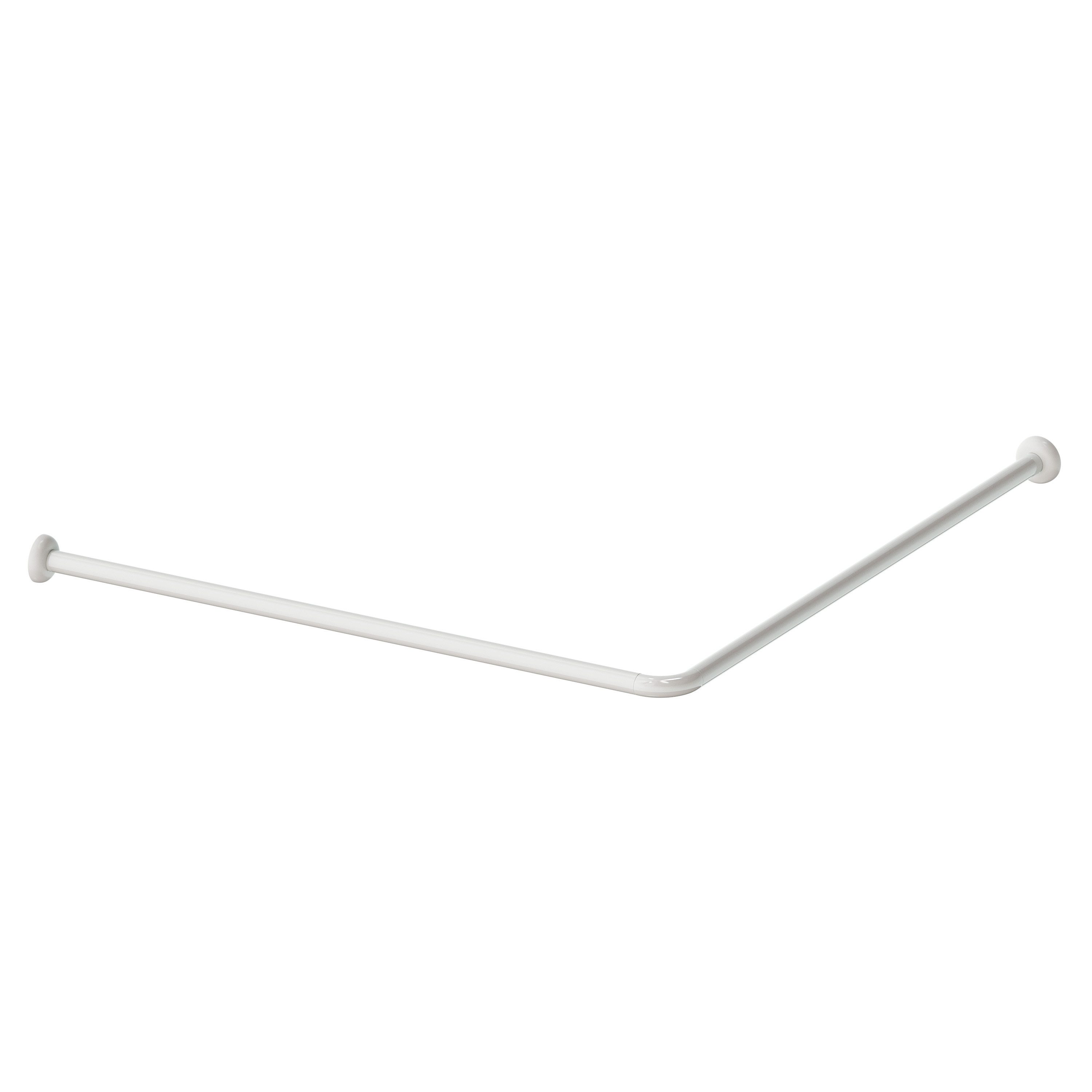 Aquabad® Duschvorhangstange Hastaflex Square Duschvorhangstange, 2-läufig, günstig online kaufen