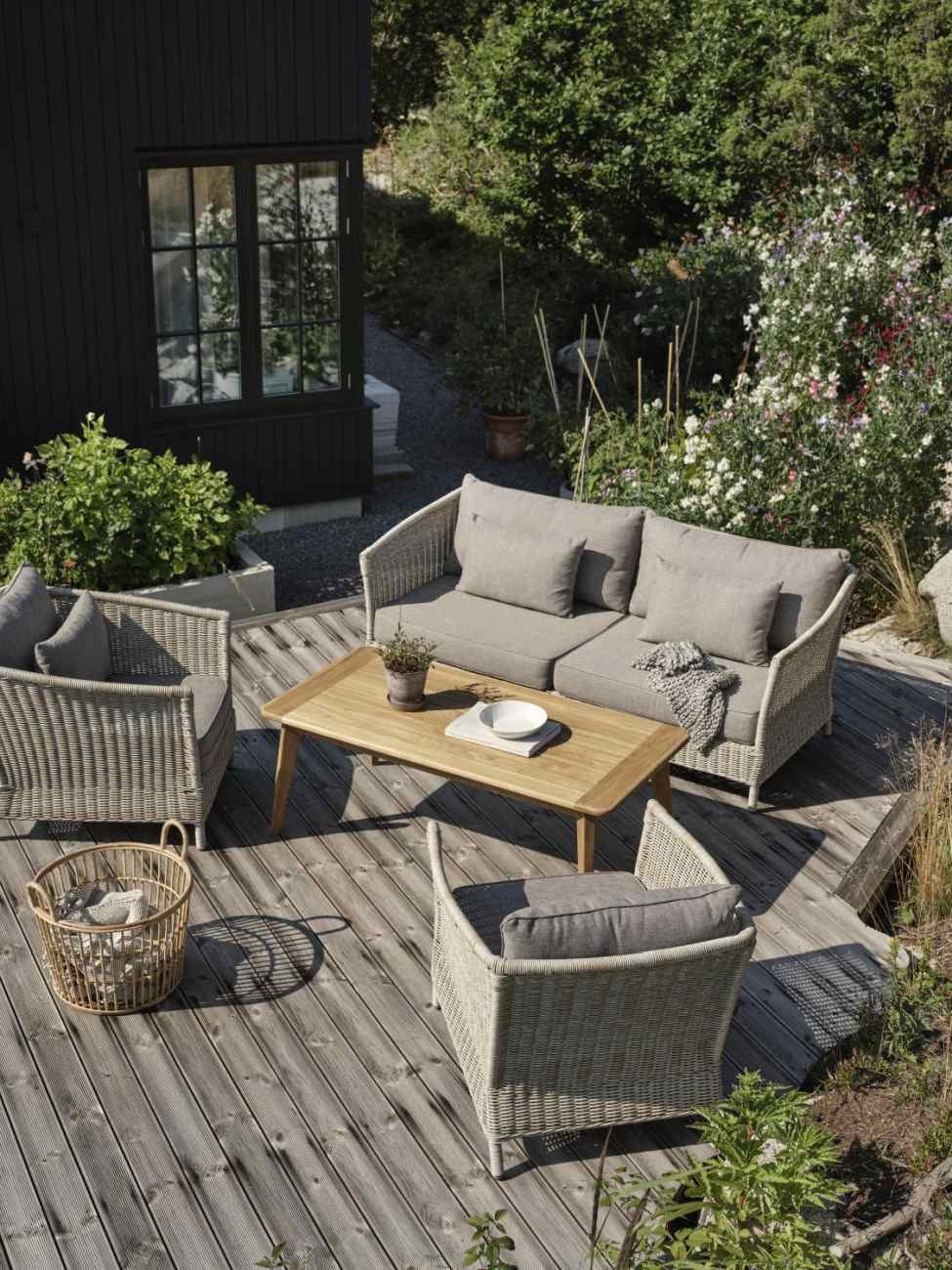 Brafab Couchtisch Lilja aus Teakholz, 140 cm