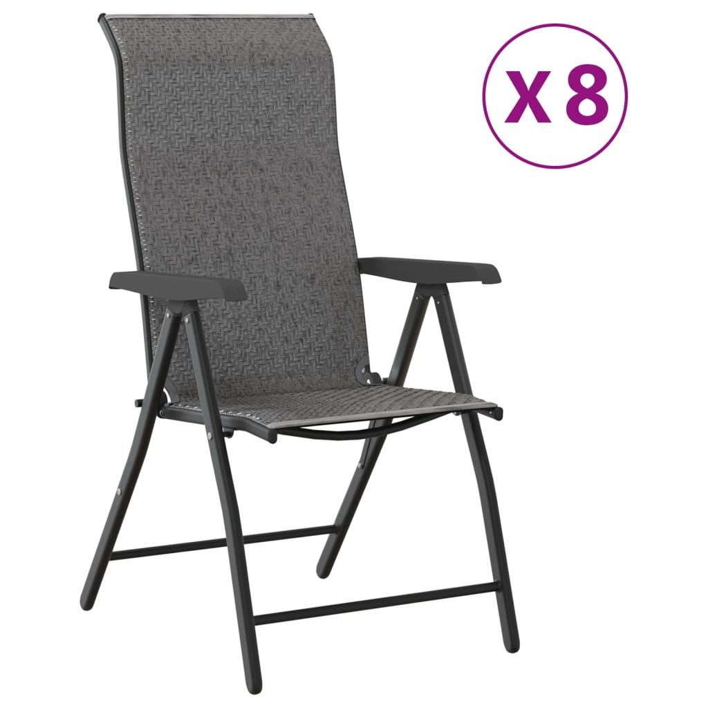 vidaXL Gartenstuhl Gartenstühle 8 Stk. Klappbar günstig online kaufen