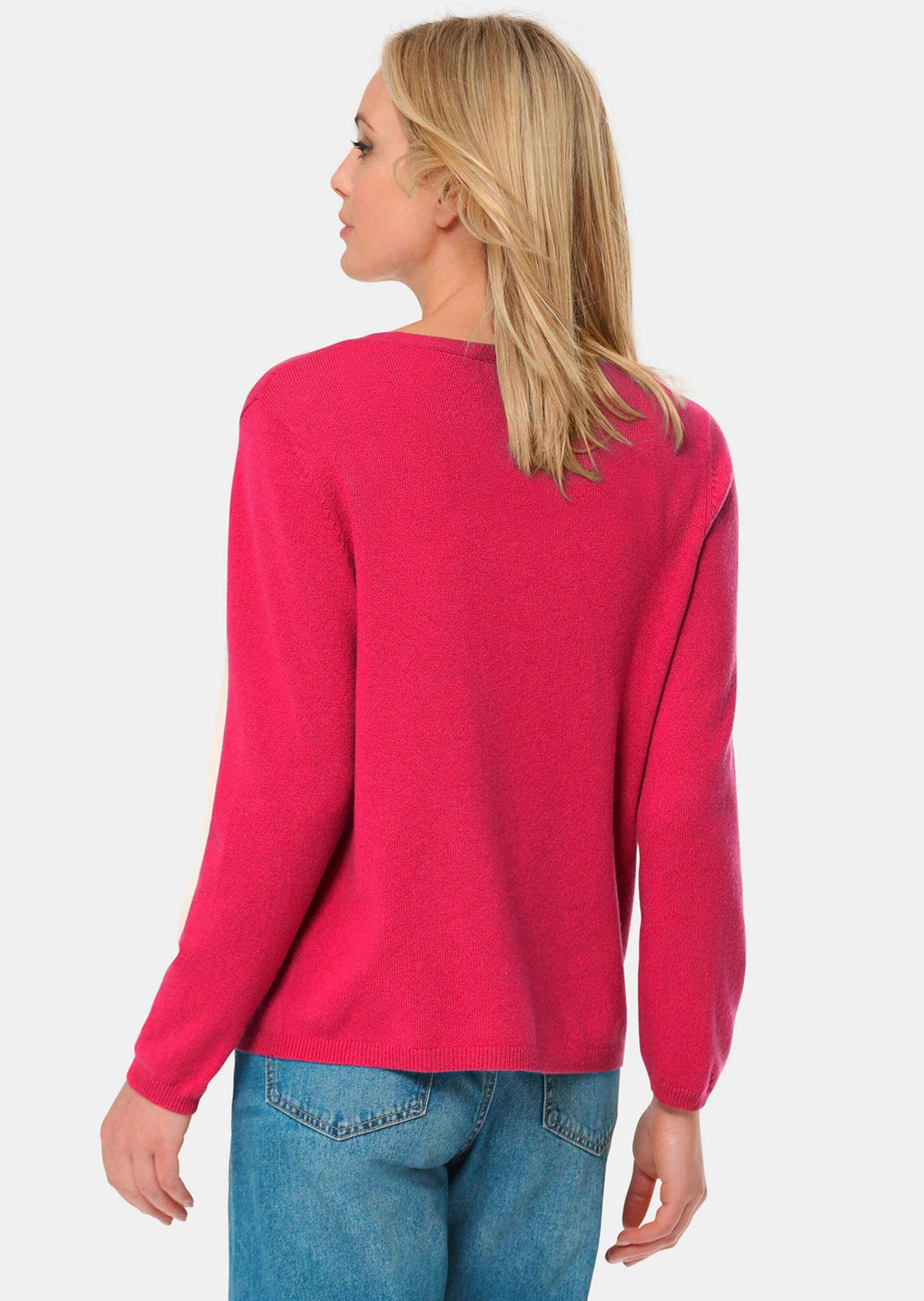 GOLDNER Strickjacke Kurzgröße: Kaschmirstrickjacke mit V-Ausschnitt günstig online kaufen