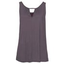 Buffalo Strandtop mit leichter Raffung am Ausschnitt und Cut-out locker geschnittenes Tanktop, Jerseytop aus Viskose, Sommertop
