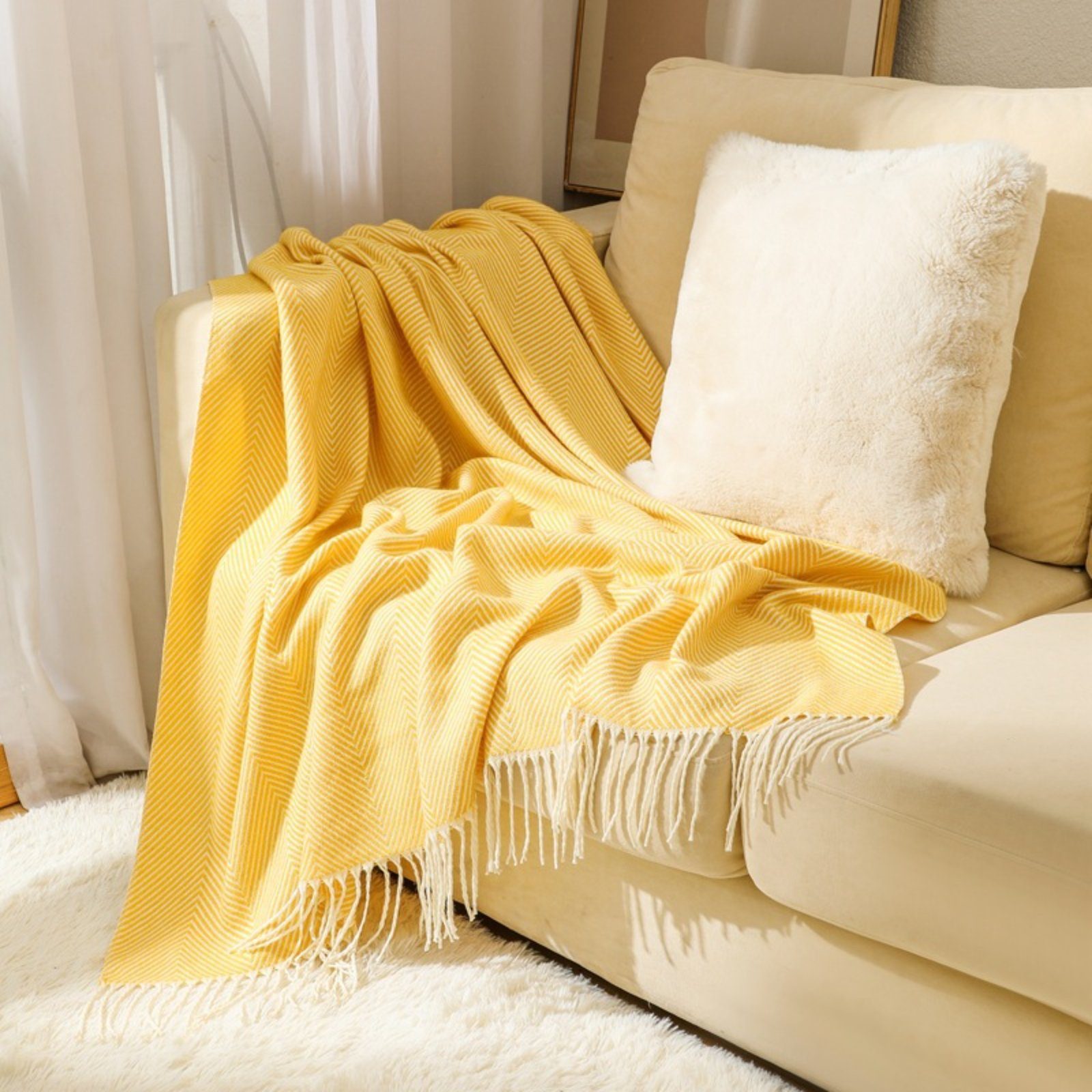 BYSURE Tagesdecke, Kuscheldecke Acryl Superweich günstig online kaufen