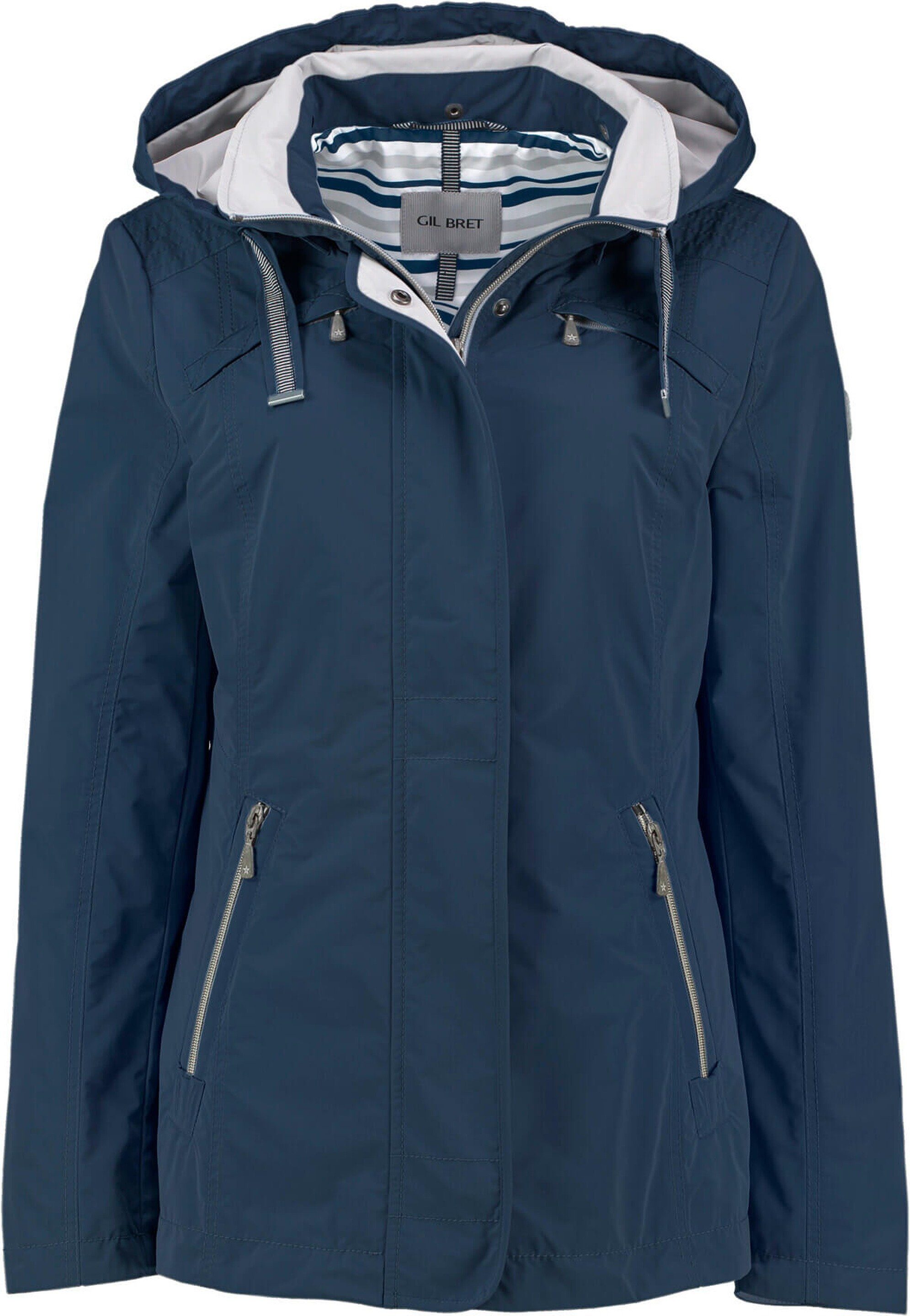 Barbara Lebek Steppjacke BARBARA LEBEK Steppjacke bordeaux mit modischem Webpelz