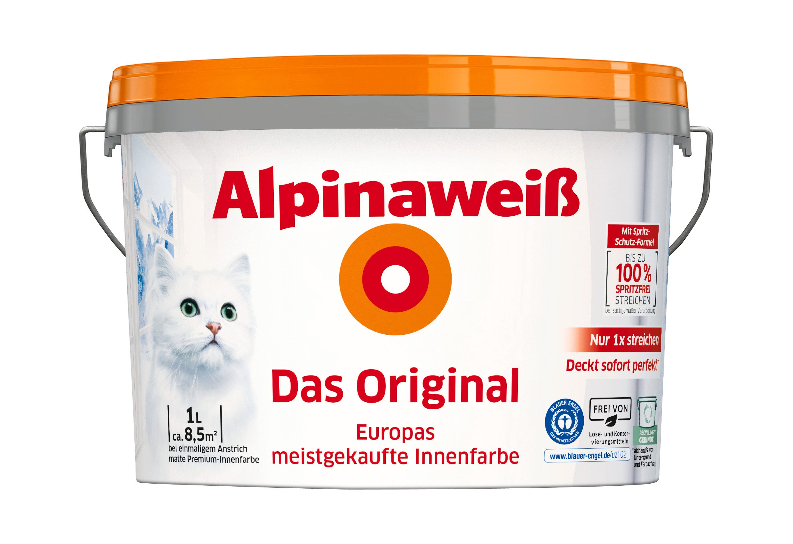 Alpina Wandfarbe Alpinaweiß Das Original 10 Liter matt