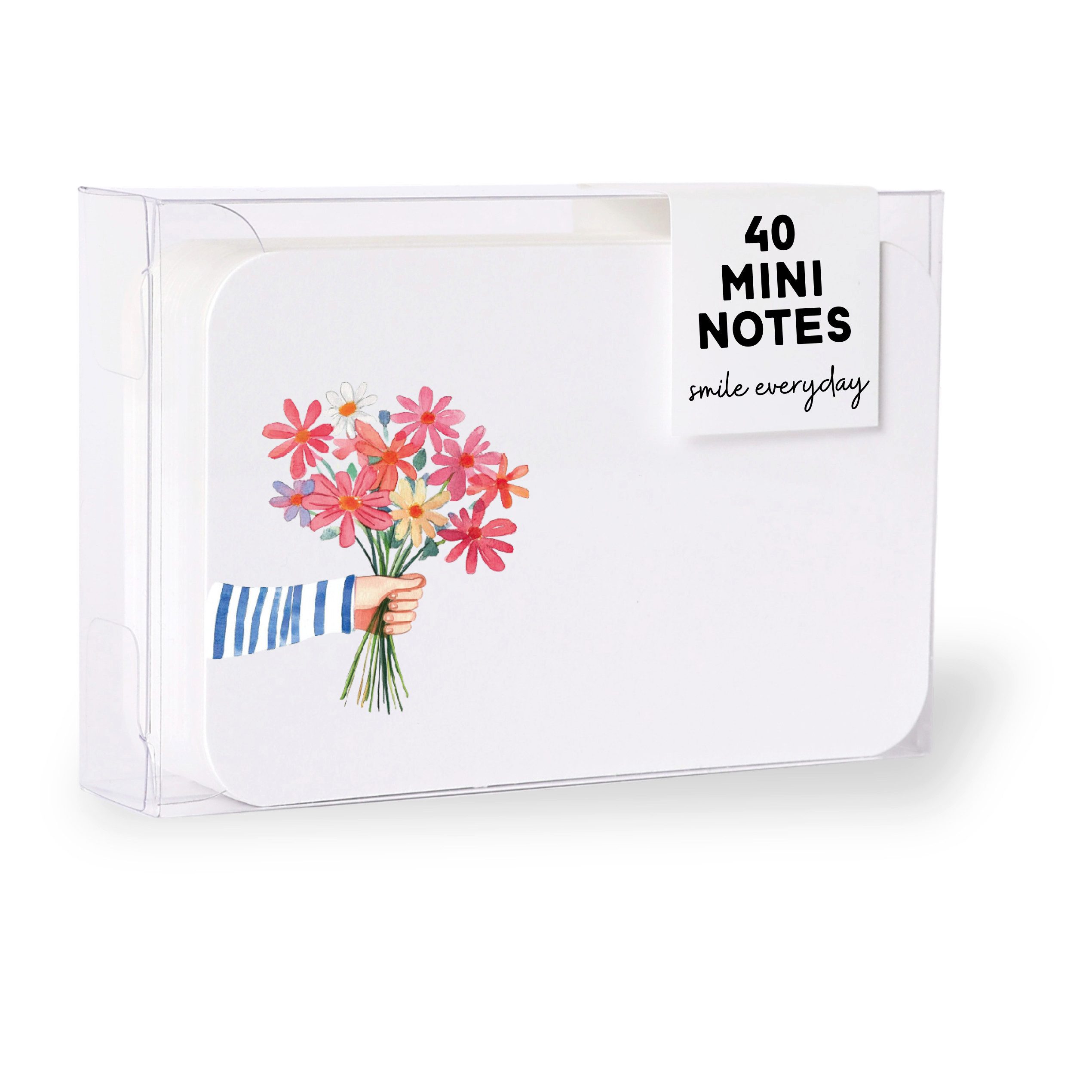 Grußkarten 40 Mini Karten STRAUSS, hochwertig verarbeitet & modernes Design