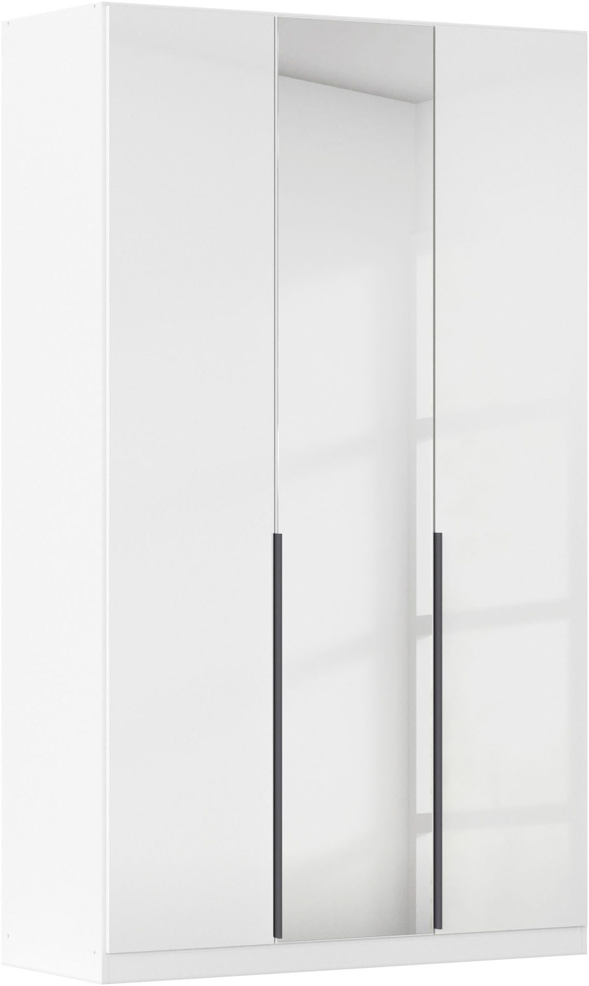 OTTO home Drehtürenschrank Kleiderschrank Schrank Garderobe AGORDO mit Dekor- oder Hochglanzfront (in zwei Griff-Farben, Breiten 91-405 cm) durchdachte Innenausstattung, in 8 Breiten und 2 Höhen MADE IN GERMANY
