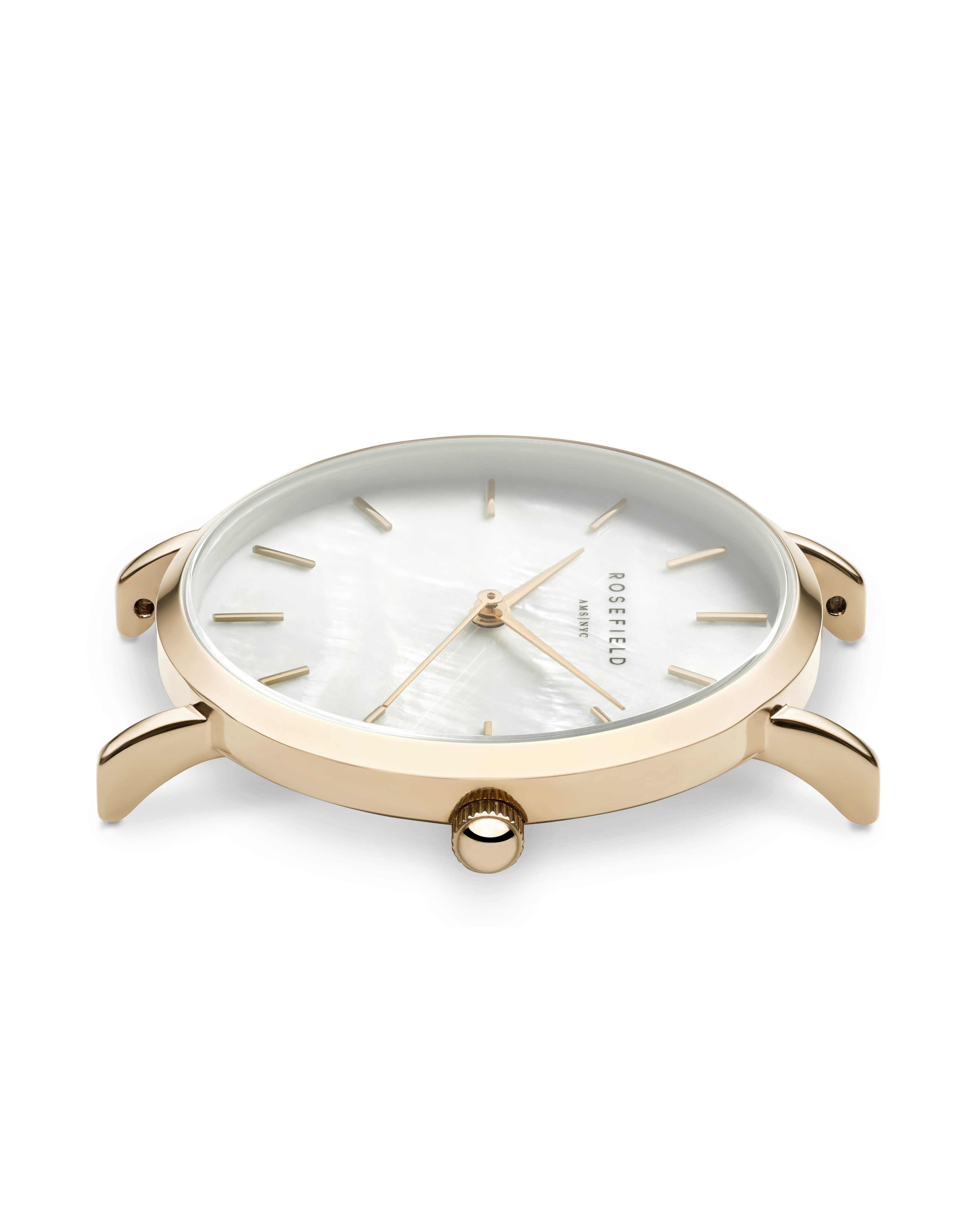 ROSEFIELD Quarzuhr ROSEFIELD Damenuhr Upper East Side 33mm Goldfarben