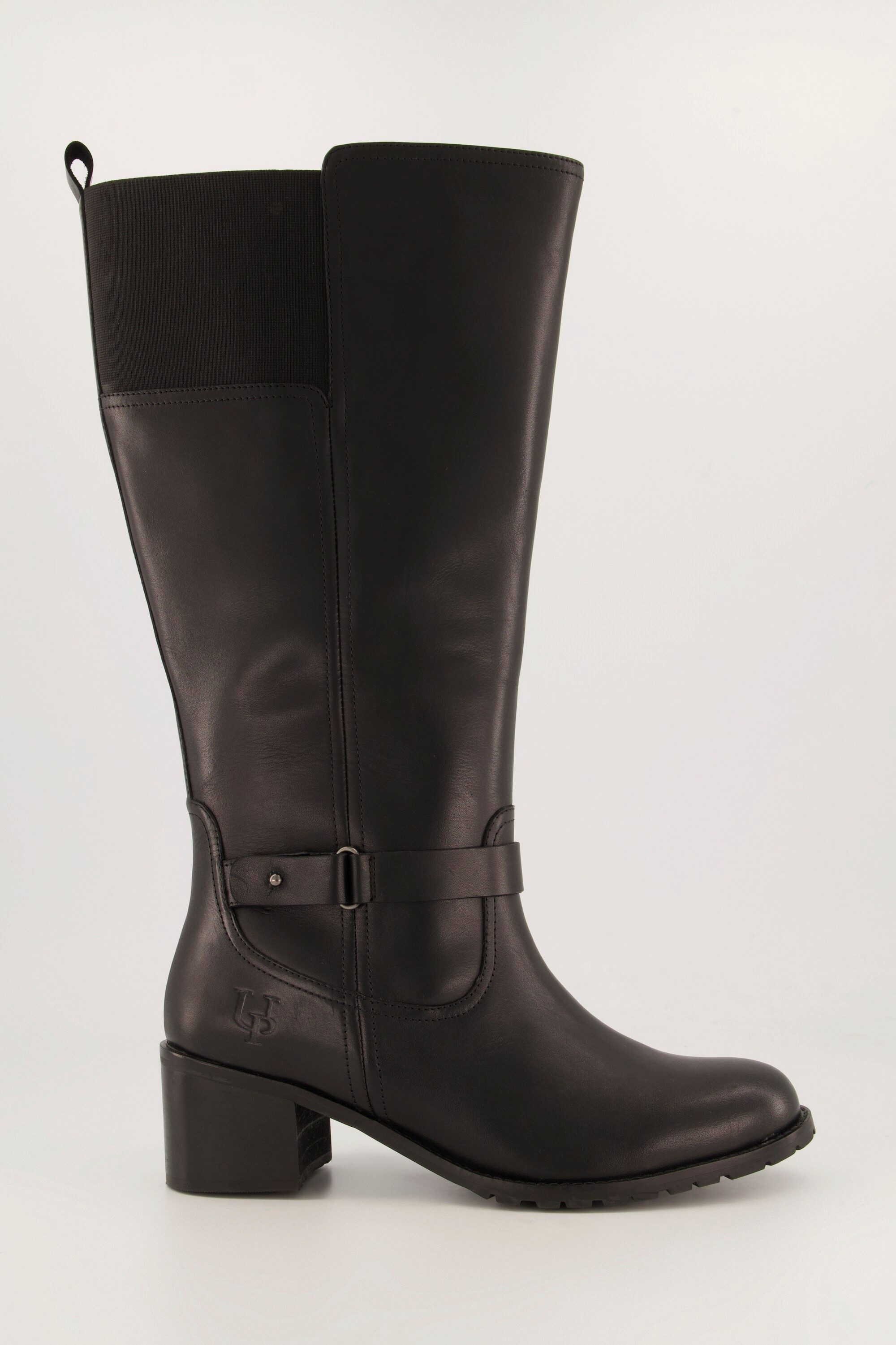 Ulla Popken Lederstiefel XL-Schaft Wechselfußbett Weite H Stiefel günstig online kaufen