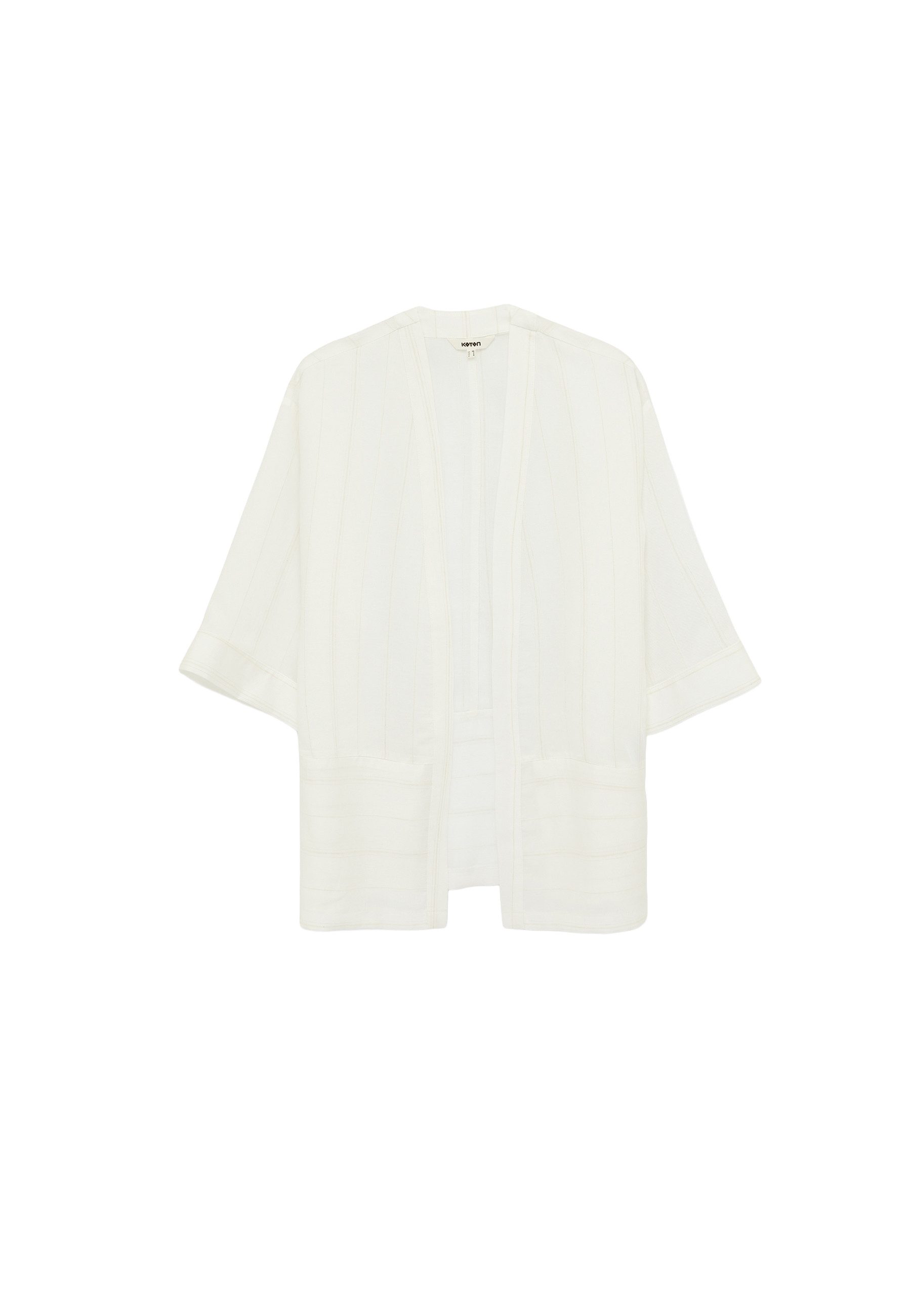 Koton Kimono Umschlagkragen Mit Taschendetail Kimono