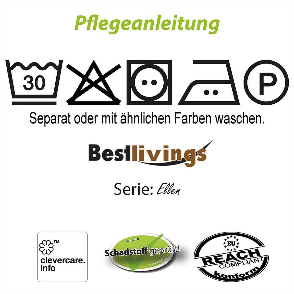 Bestlivings Kissenbezüge, (1 Stück), Kissenbezug in versch. Größen und Formen verfügbar, Optik: Satin matt