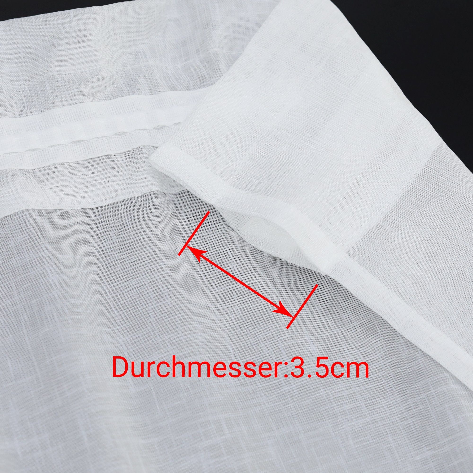 Joyswahl Scheibengardine (2 St), Kräuselband, halbtransparent, Kurzstores L günstig online kaufen