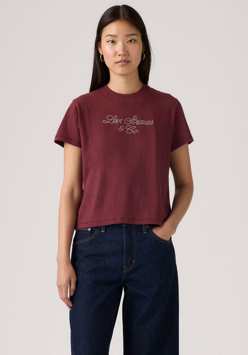 Levi's® T-Shirt GRAPHIC CLASSIC T Glitzerne Applikation günstig online kaufen