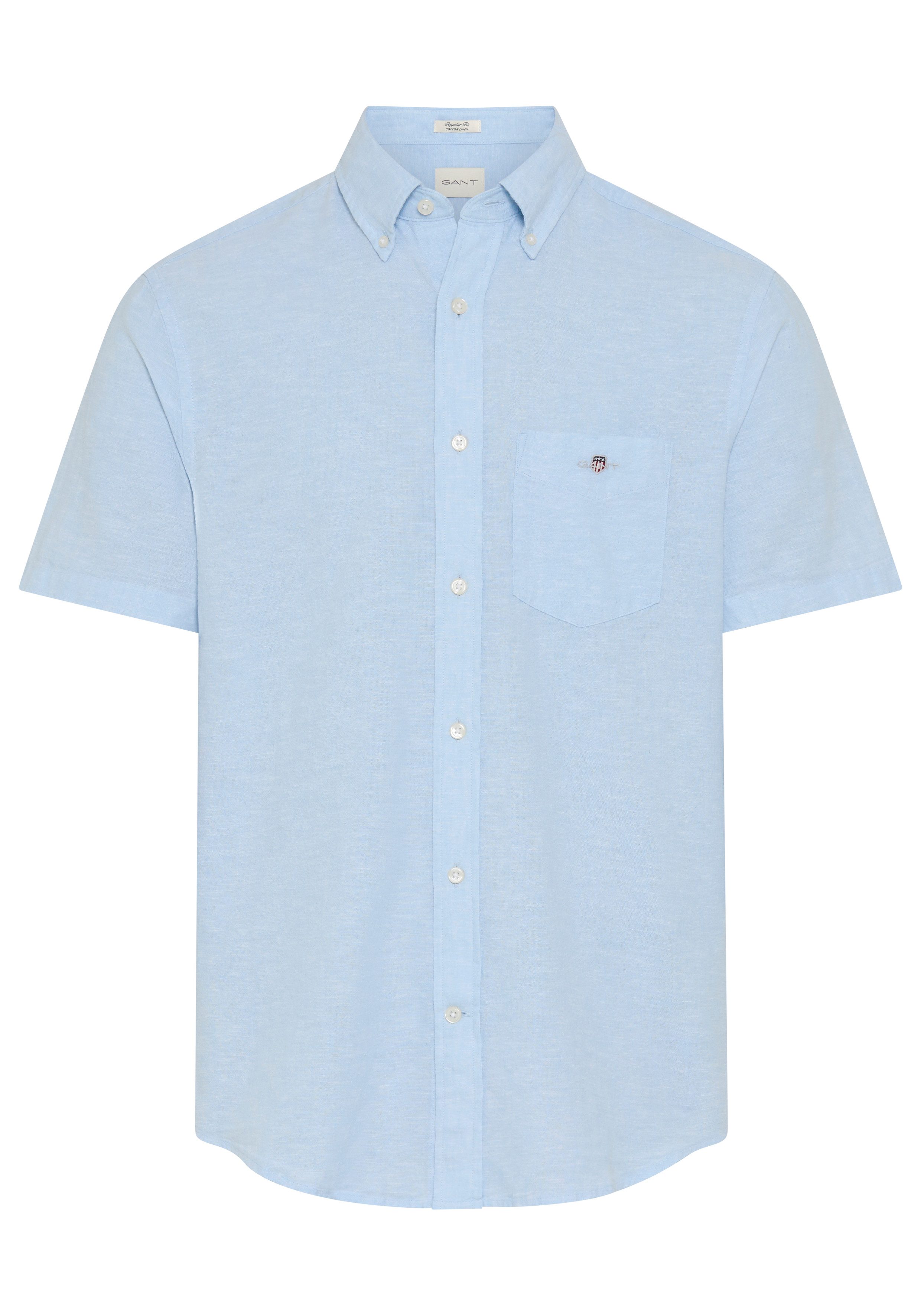 Kurzarmhemd REG COTTON LINEN SS SHIRT