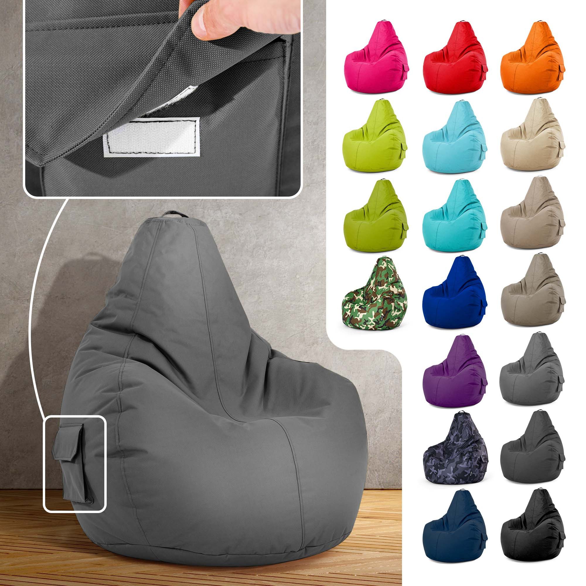 Green Bean Sitzsack Gaming Sitzsack Lounge Chair Cozy (Sitzsack mit Rückenl günstig online kaufen