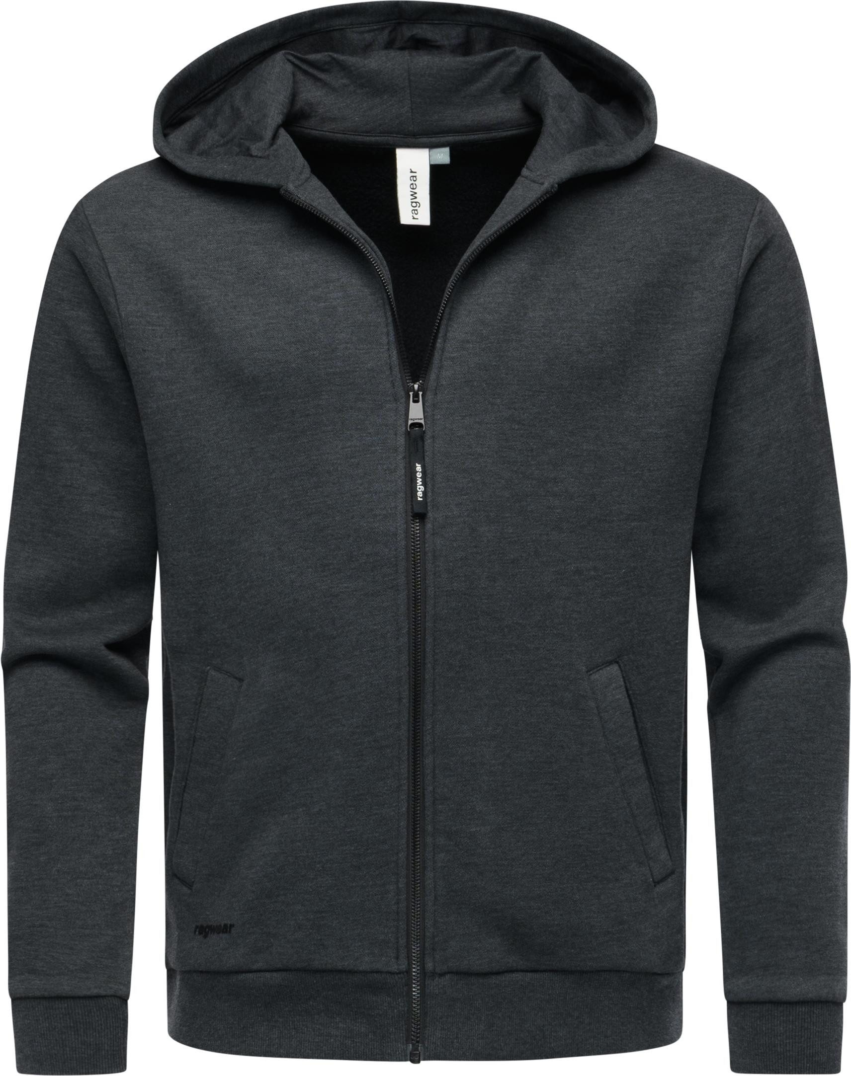 Ragwear Sweatjacke Natten Weiche Herren Alltagsjacke mit Kapuze günstig online kaufen