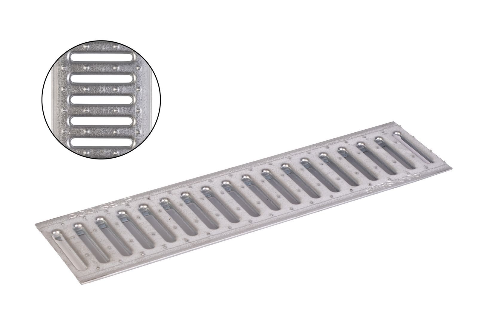 ACO Severin Ahlmann GmbH & Co. KG Entwässerungsrinne Stegrost Stahl verzinkt Länge: 50 cm - Breite: 13 cm, 1-St., Für ACO Self Entwässerungsrinne 1980-1996 J. + Selflook 1996-2011 J.
