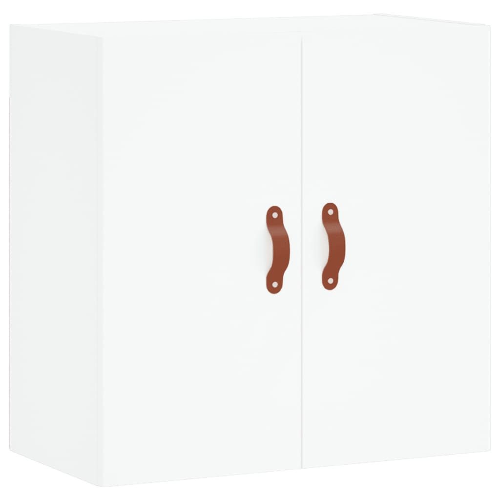 furnicato Wandhängeschrank Weißer Wandschrank aus Holzwerkstoff 60 x 31 x 60 cm, 1-tlg., Feuchtigkeitsbeständiger Hängeschrank mit viel Stauraum für das Zimmer