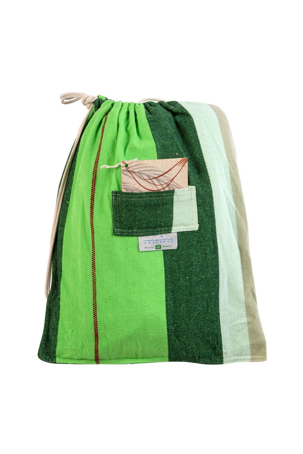 Amazonas Hängematte XXL Paradiso (Liegefläche ca. 250 x 175 cm, Belastbarkeit max. 200 kg), Handgefertigt, aus recycelten Materialien