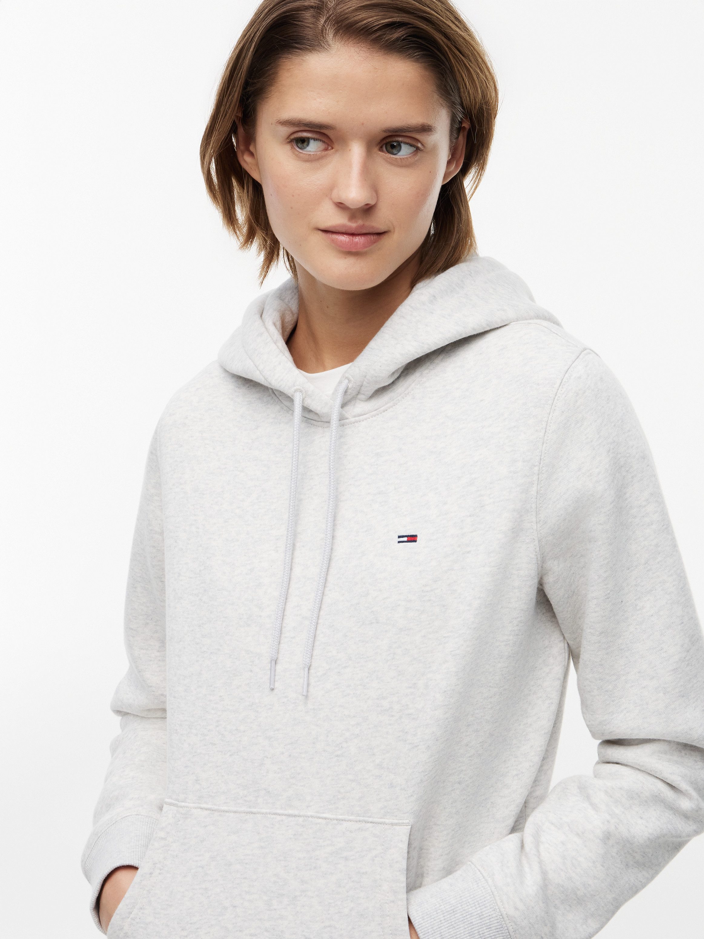 Tommy Jeans Kapuzensweatshirt TJW REG S FLAG HOODIE Baumwollmischung