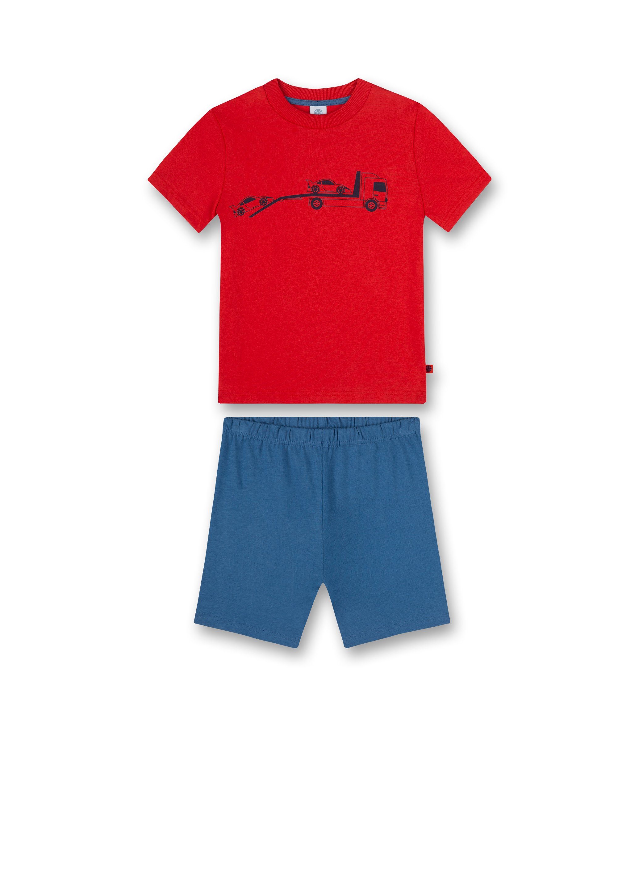 Sanetta Jungen Schlafhose Kurz - Bequeme Schlafshorts Für Jungen