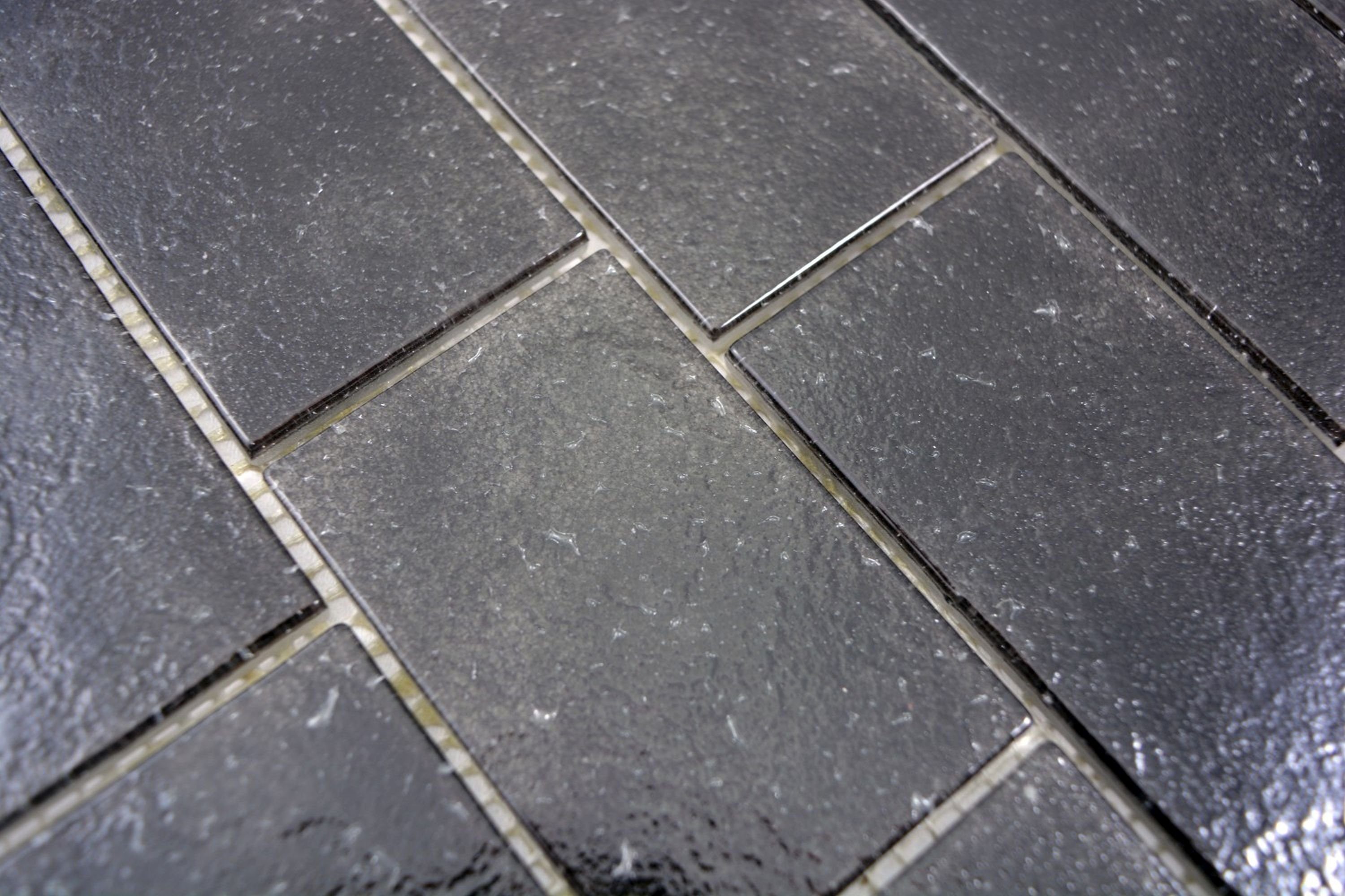Thumbnail - Mosani Mosaikfliesen Glasmosaik Mosaikfliesen anthrazit grafit schwarz