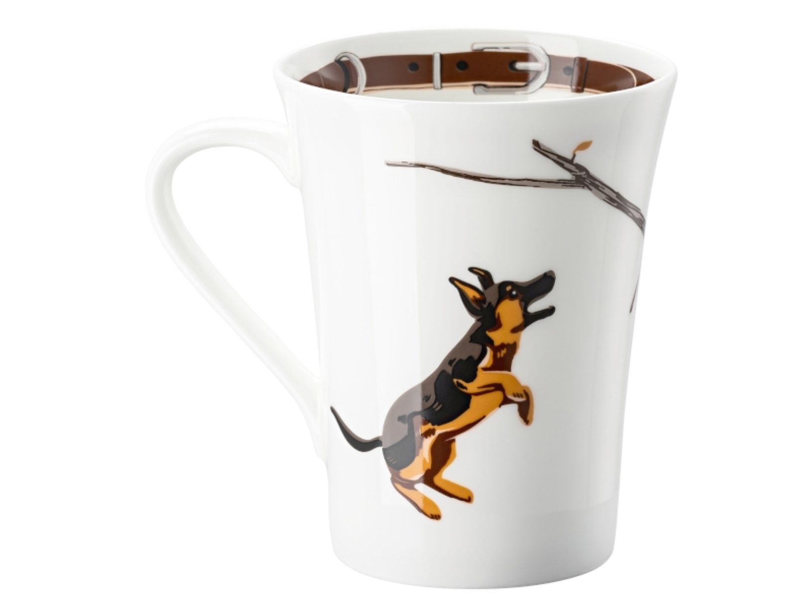 Hutschenreuther Becher My Mug Hunde - Dt. Schäferhund Becher mit H.0,4 l, Bone China, Tassen