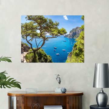 Posterlounge Wandfolie Editors Choice, Schöner Sommer auf Capri, Wohnzimmer Fotografie