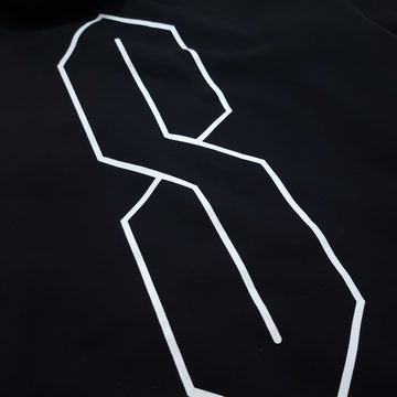 bemus Kapuzensweatshirt Iconic - Crystal Oversized Hoodie, Schwarz, Frauen & Männer Streetwear (winter, frühling, sommer, herbst, limitiert, oversized, warm, 1-tlg)