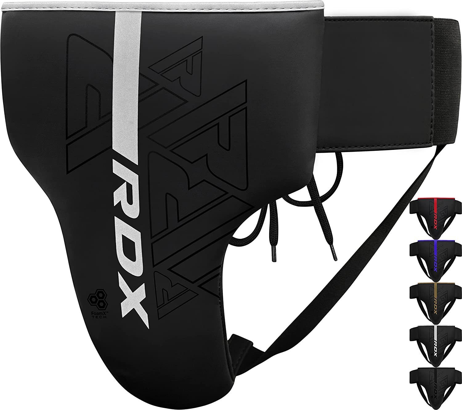 RDX Sports Tiefschutz RDX Groin Guard für Boxen Kickboxen Leder Männer Jockstrap Protector