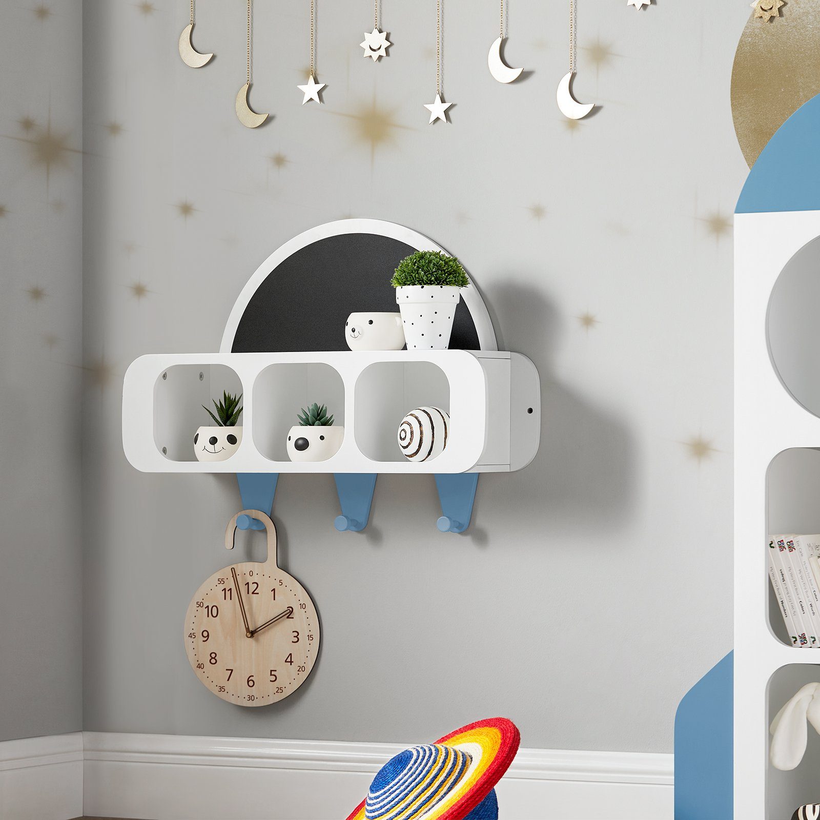 SoBuy Wandregal KMB86, Kindergarderobe Kinderregal Bücherregal Hängeregal W günstig online kaufen
