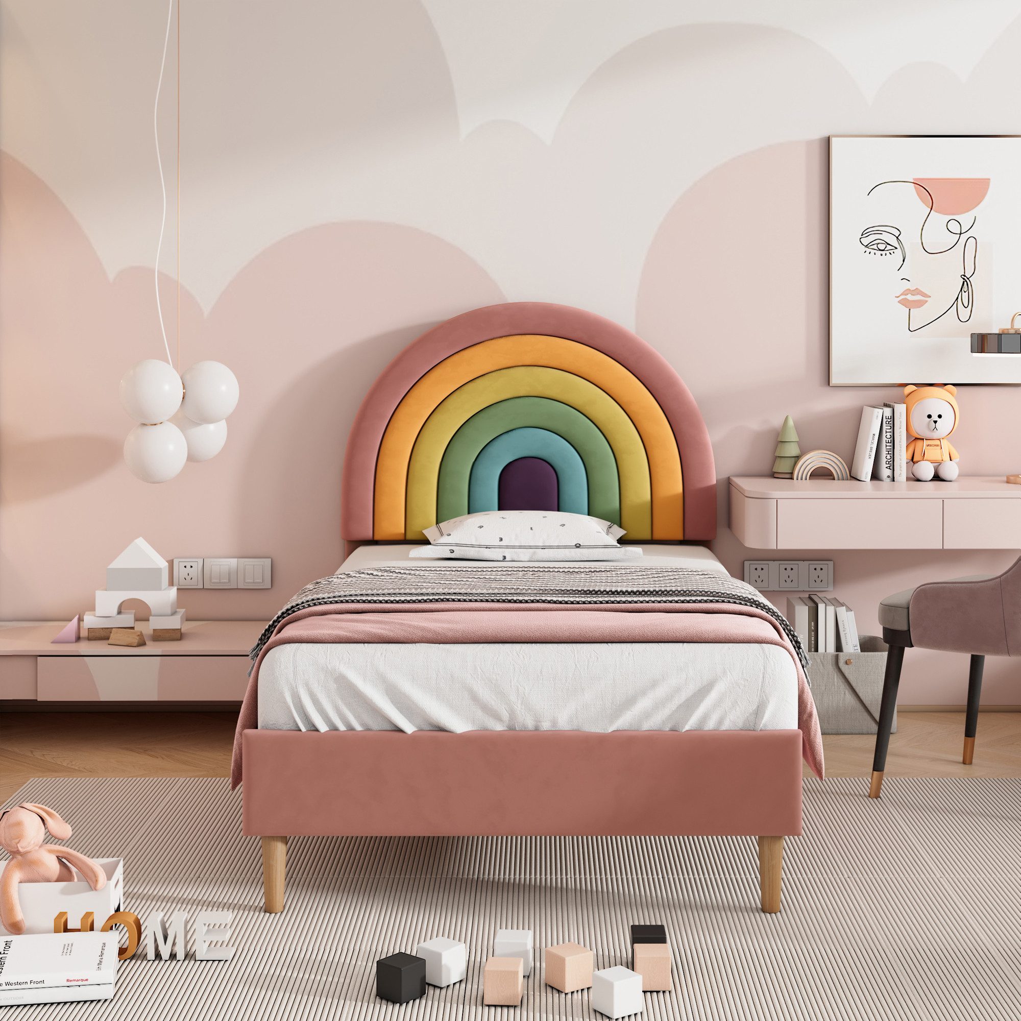 HAUSS SPOLE Polsterbett Polsterbett Jugendbett Kinderbett günstig online kaufen