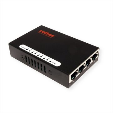 ROLINE Fast Ethernet Switch, Pocket Netzwerk-Switch (8 Ports)