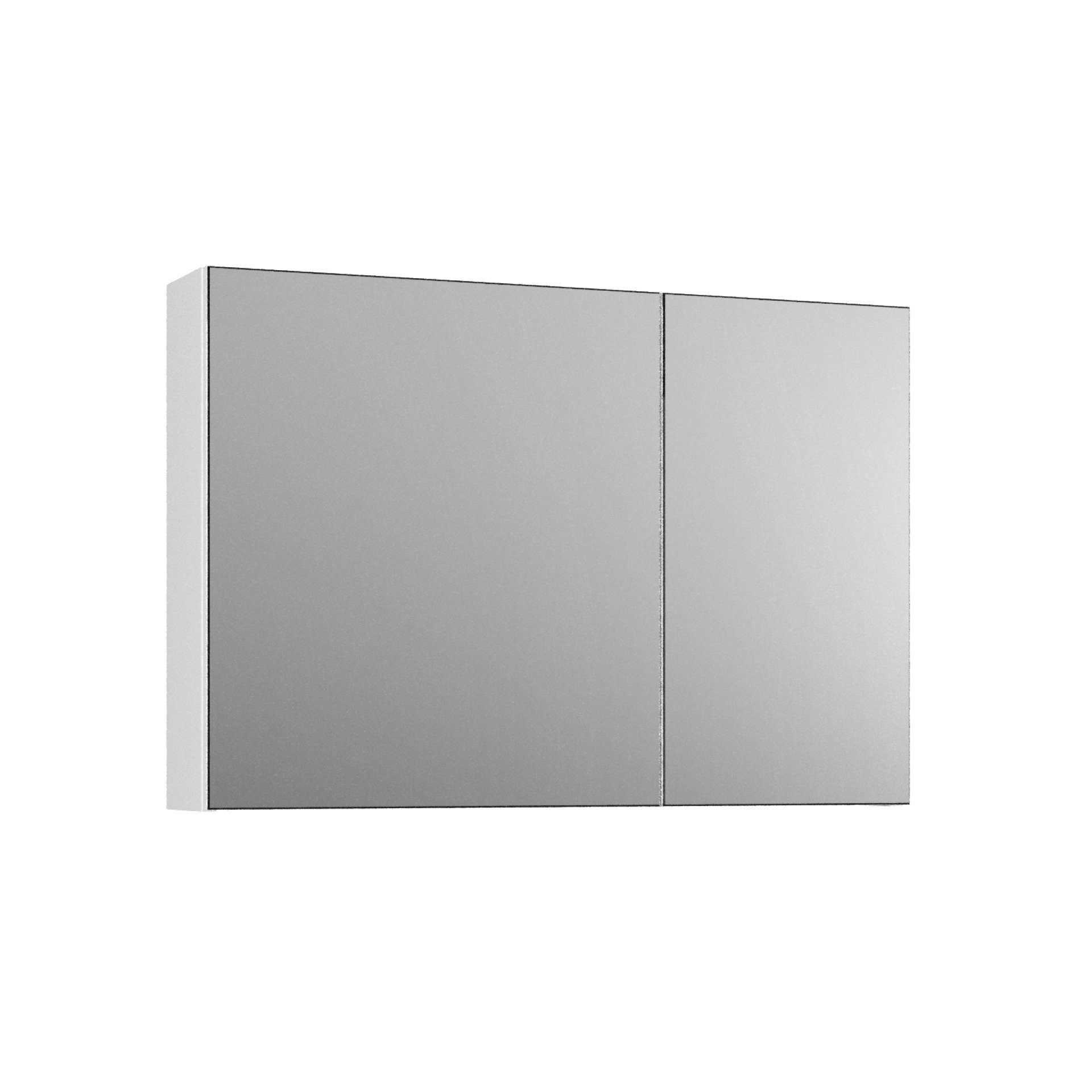 BADEDU Spiegelschrank Spiegelschrank, Badezimmerschrank, Spiegelkommode
