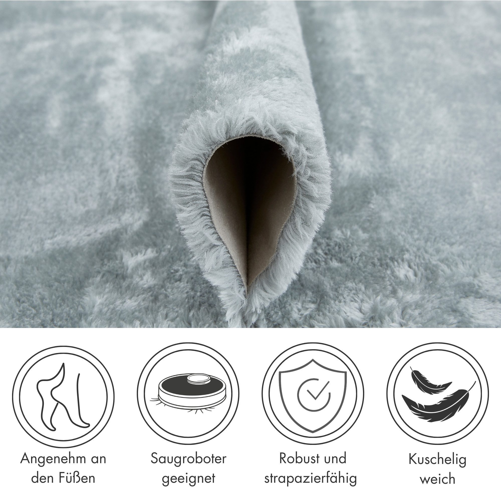 Andiamo Fellteppich Lamm Fellimitat, rechteckig, Höhe: 20 mm, Kunstfell, sehr weicher Flor, waschbar