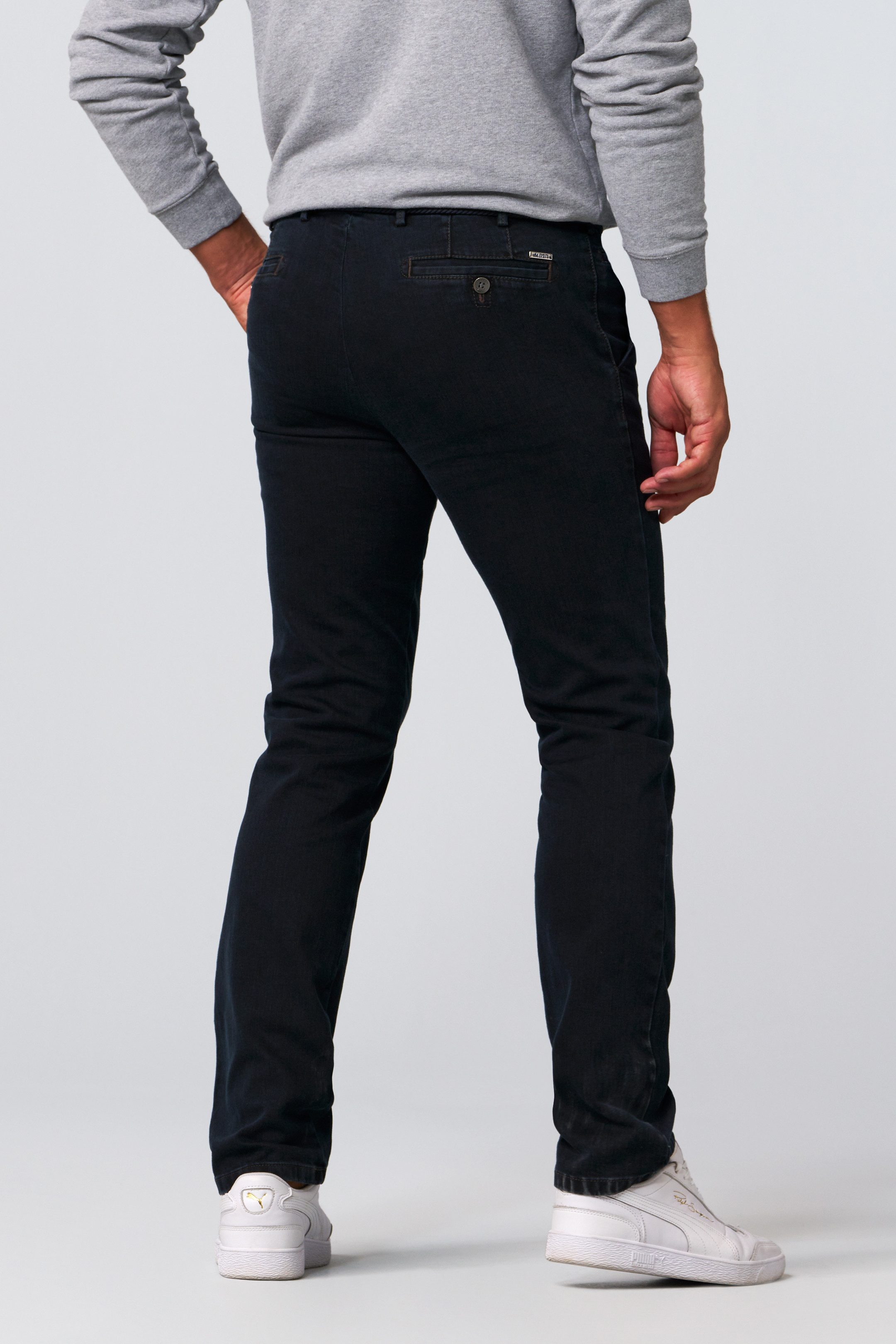 MEYER 5-Pocket-Jeans MEYER ROMA dark blue denim 9-629.19