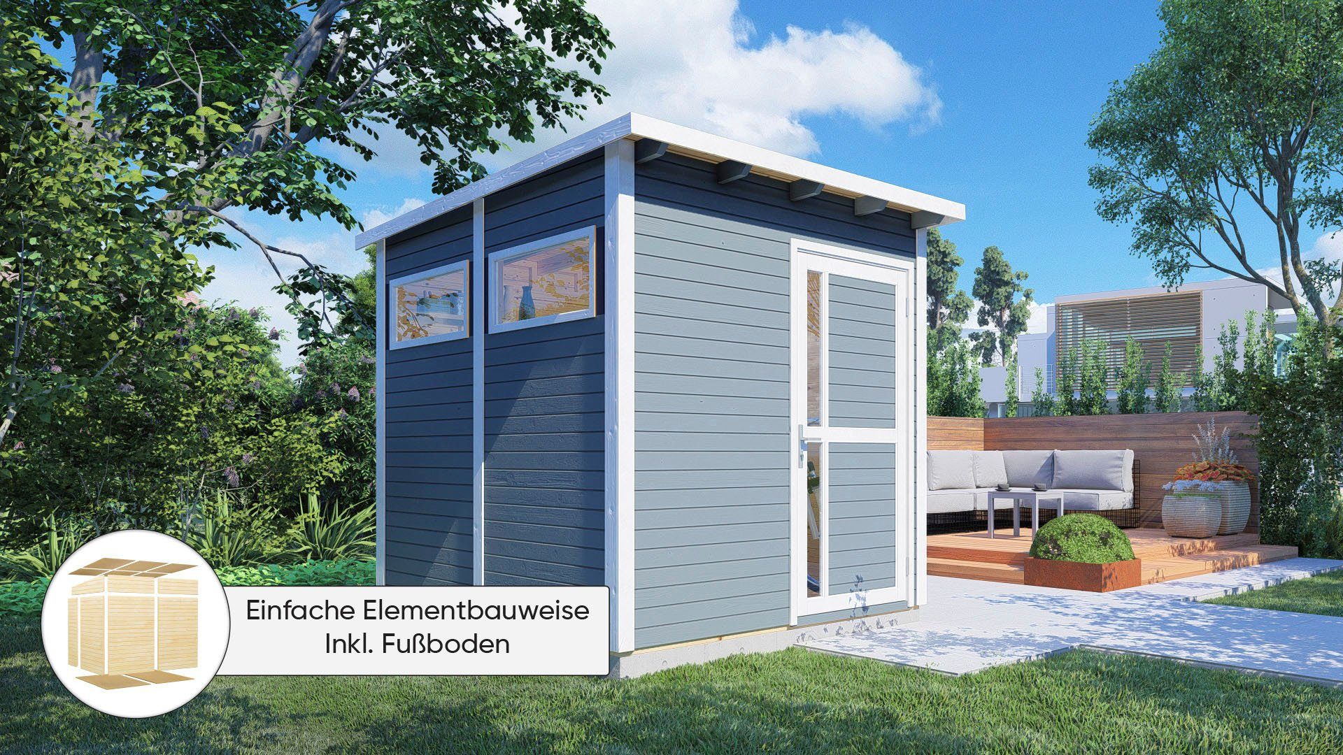 BERTILO Gartenhaus Pentus 2, BxT: 247x265 cm