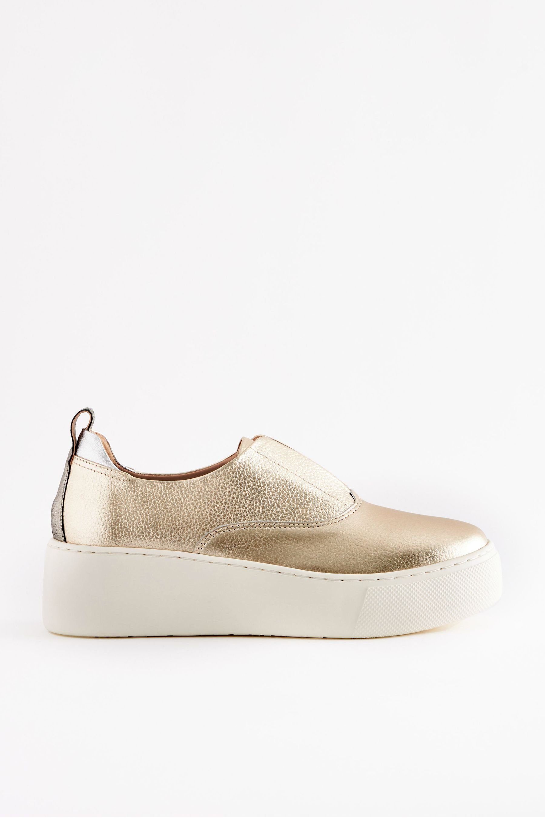 Signature Sneaker Keilabsatz mit Gold Next Slip-in-Sneaker (1-tlg)