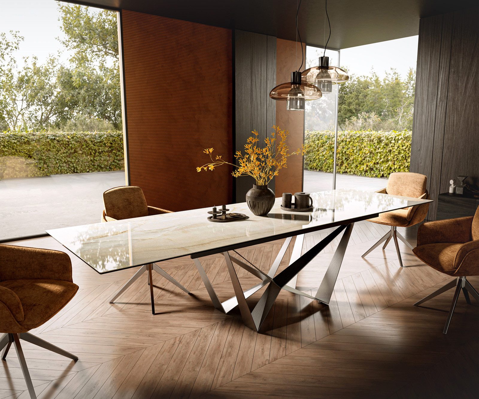DELIFE Esstisch Edge, Keramik Laminam® Onice günstig online kaufen