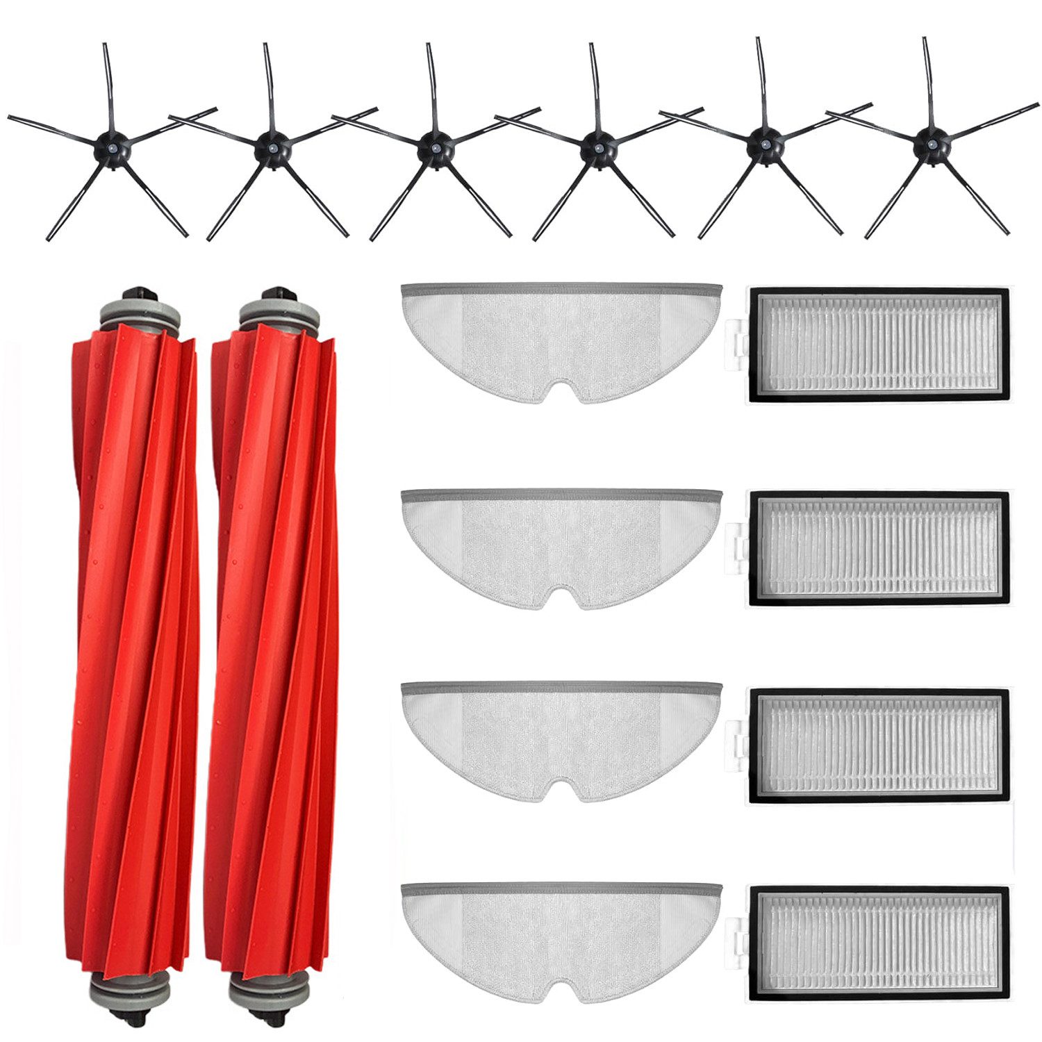 Staubsaugerdüsen-Set Q7 MAX Ersatzzubehör Kompatibel mit Roborock Q7+/Q7 MAX/ Q7 MAX +
