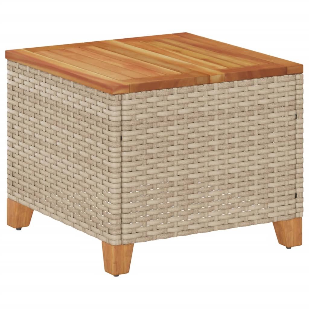 vidaXL Gartentisch Gartentisch Beige 45x45x37 cm günstig online kaufen